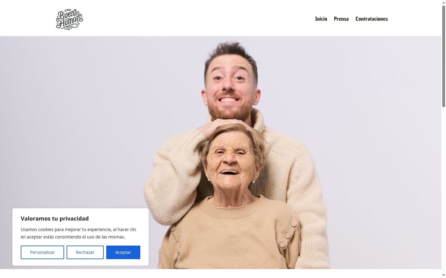 Sutikimo reklamjuostės, rodytos prieš bet kokią sąveiką, ekrano kopija
