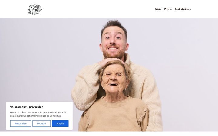 Screenshot of conbuenhumor.com