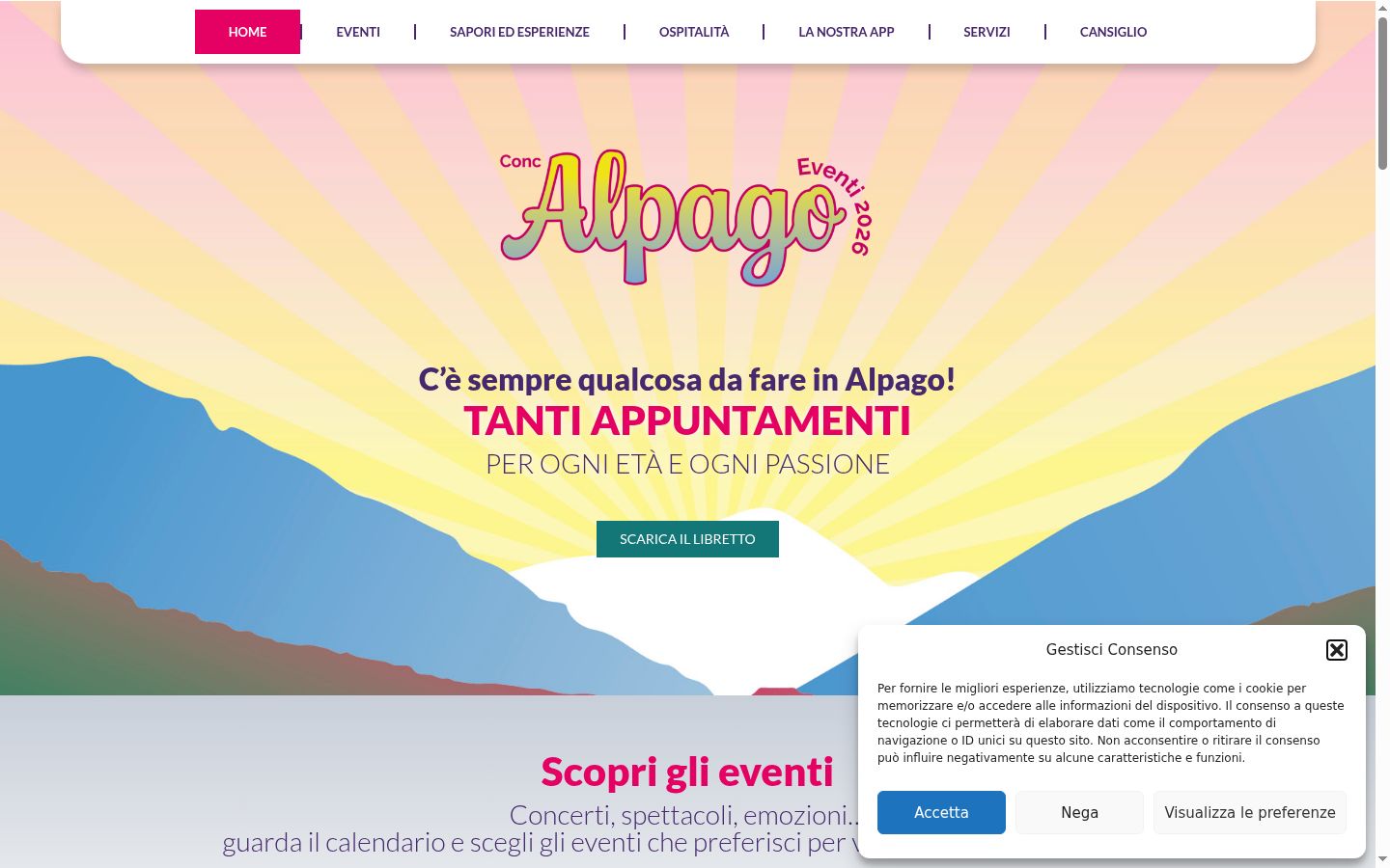 Sutikimo reklamjuostės, rodytos prieš bet kokią sąveiką, ekrano kopija
