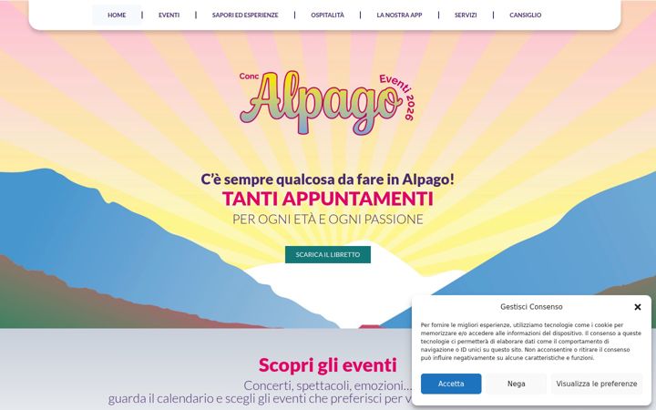 Ekrano kopija concaalpagoeventi.it