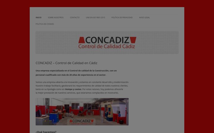 Screenshot of concadiz.es