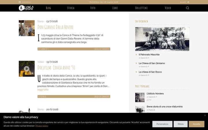 Screenshot of concaonline.it