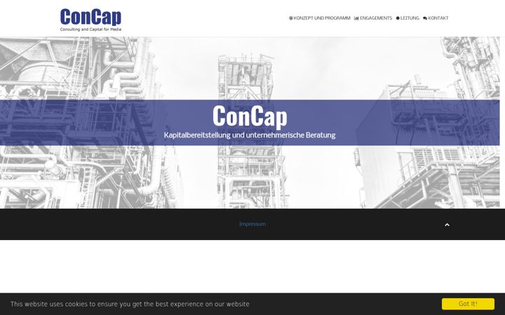 Screenshot of concap.de