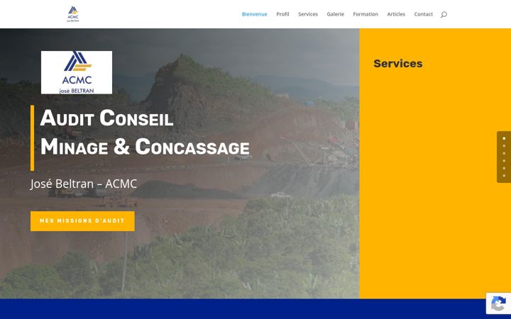 Screenshot of concassage-minage.com