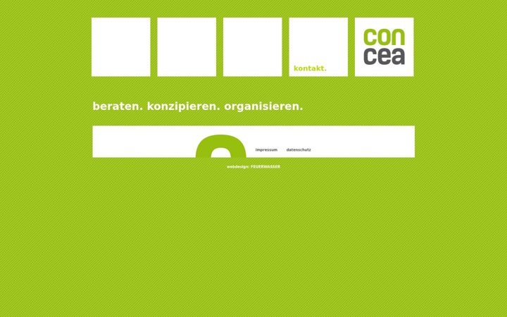 Screenshot of concea.de