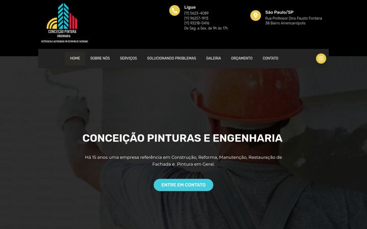 Screenshot di conceicaopinturas.com.br