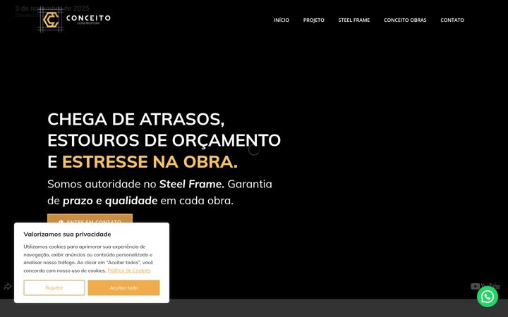 Screenshot of conceitosteel.com.br