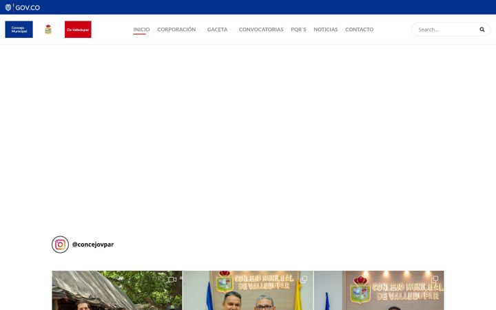 Capture d'écran de concejodevalledupar.gov.co