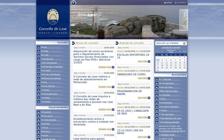 Screenshot of concellodelaxe.com