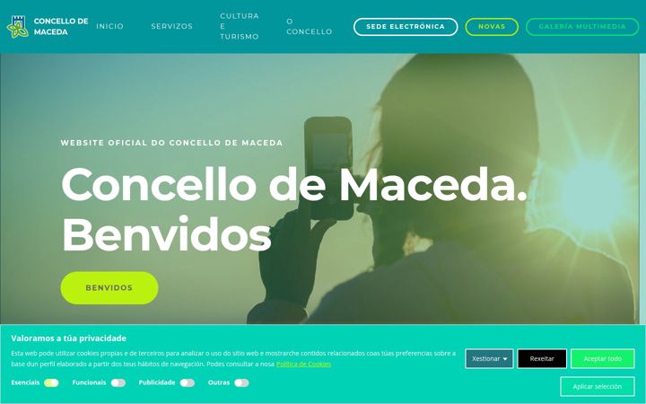 Screenshot of concellodemaceda.org