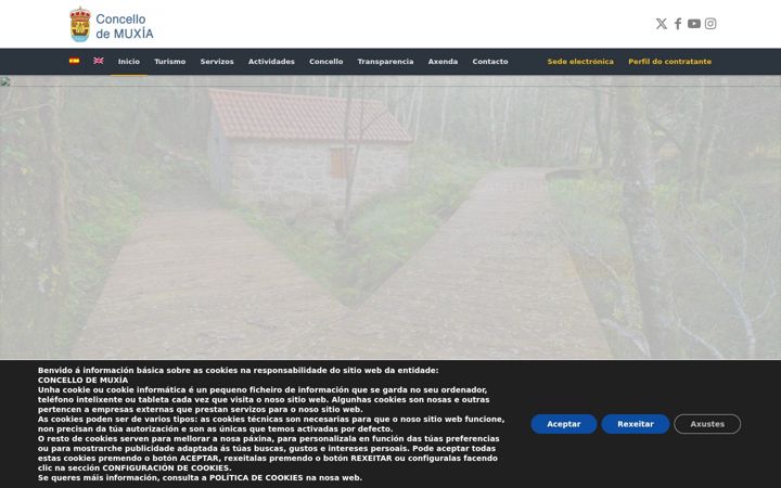 Screenshot of concellomuxia.com
