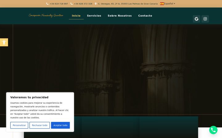 Screenshot of concepcionfernandezabogada.com