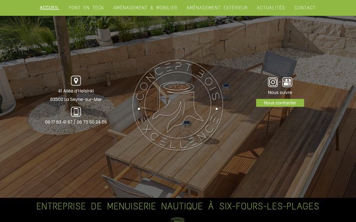 Screenshot di concept-bois-excellence.fr