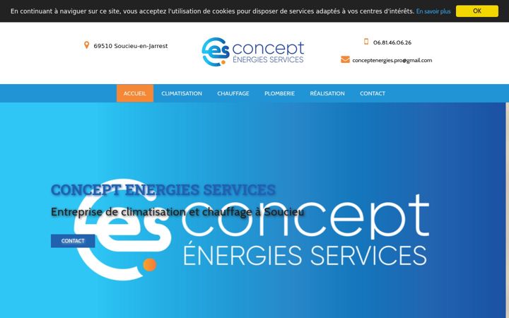Screenshot di concept-energies-services.fr