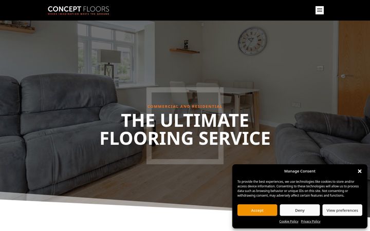 Screenshot of concept-floors.co.uk