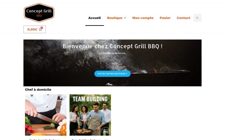 Captura de ecrã de concept-grill-bbq.fr