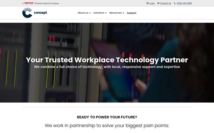 Ekrano kopija concept-group.co.uk