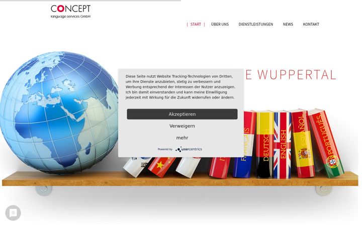 Screenshot of concept-language-services.de