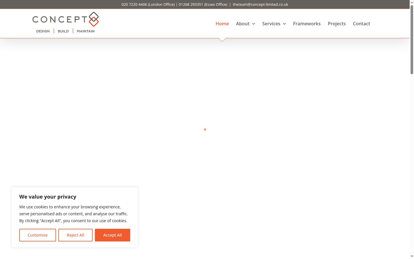 Screenshot van de toestemmingsbanner zoals getoond vóór enige interactie