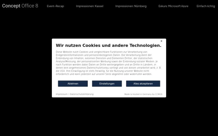 Screenshot of concept-office.de