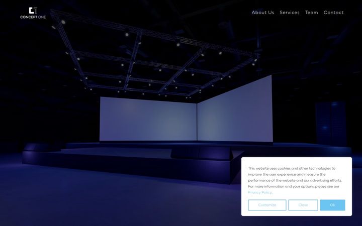 Screenshot of concept-one.ch