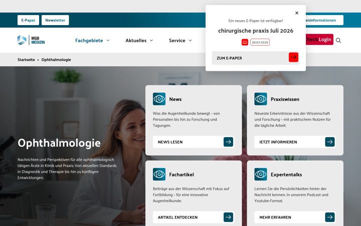 Screenshot of concept-ophthalmologie.de
