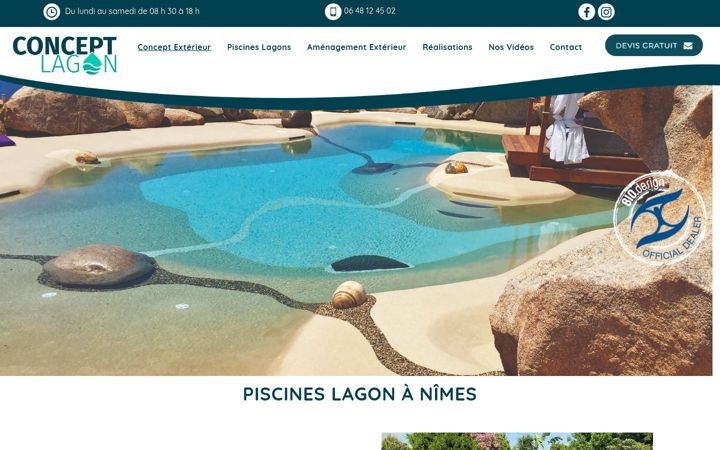 Snímek obrazovky concept-piscines-lagon.fr