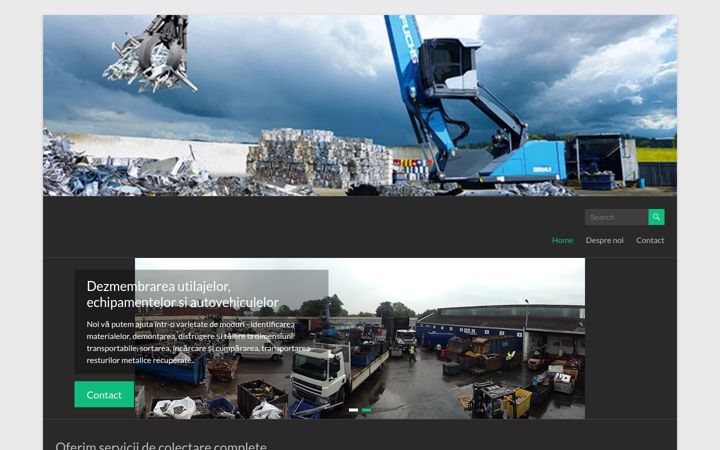 Screenshot of concept-recycling.ro