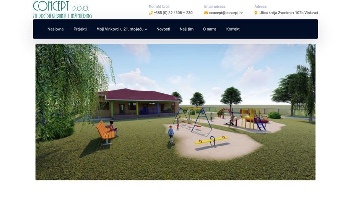 Screenshot van concept.hr
