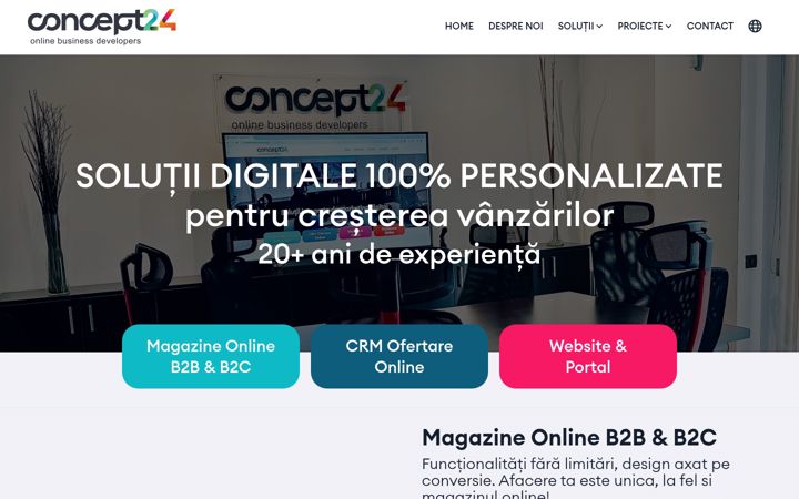 Screenshot of concept24.ro
