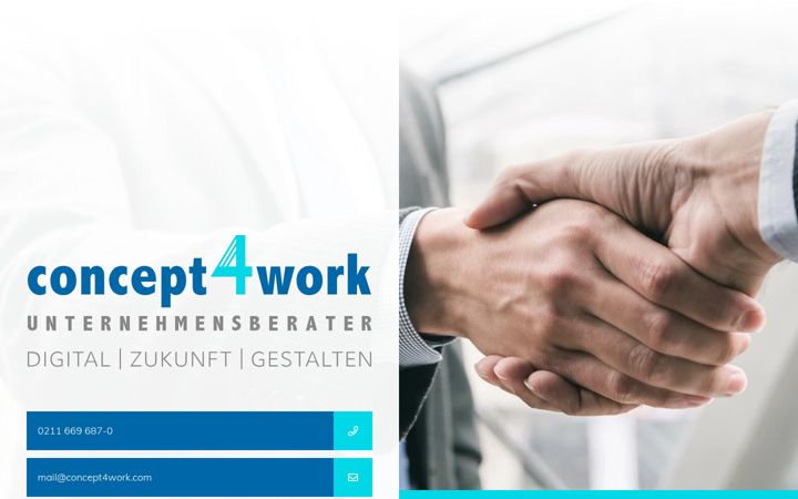 Screenshot of concept4work.de