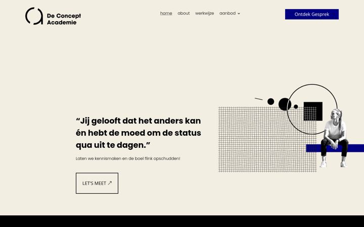 Screenshot of conceptacademie.nl