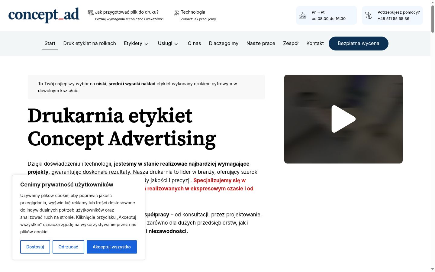Snímek obrazovky baneru souhlasu zobrazeného před jakoukoli interakcí