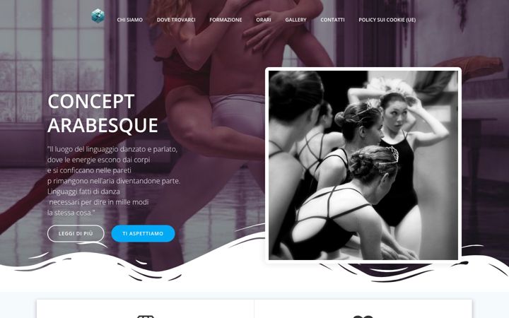 Screenshot of conceptarabesque.it