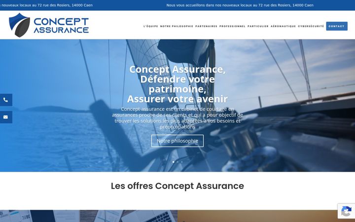Screenshot of conceptassurance.fr