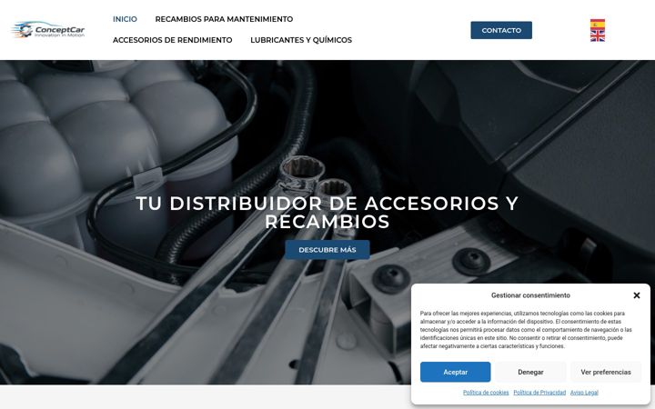 Screenshot of conceptcar.es
