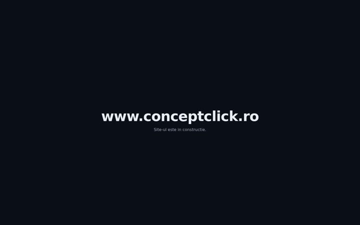 Screenshot of conceptclick.ro