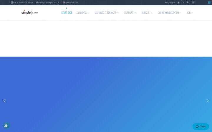 Screenshot of conceptdata.dk