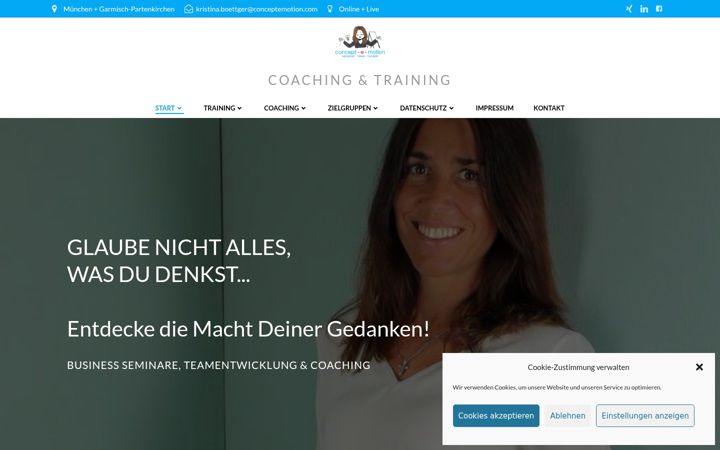Screenshot of conceptemotion.com