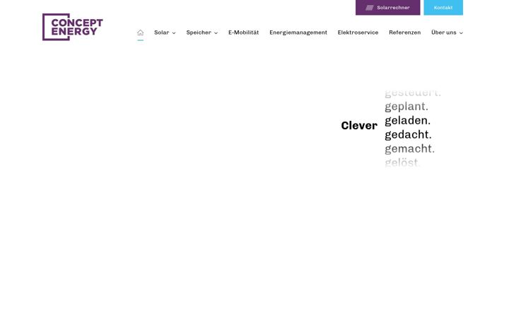 Skjámynd af conceptenergy.ch