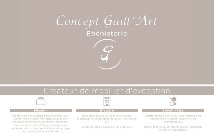 Screenshot of conceptgaillart.com