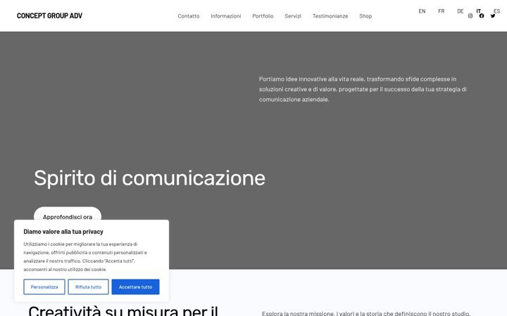 Screenshot of conceptgroup.it