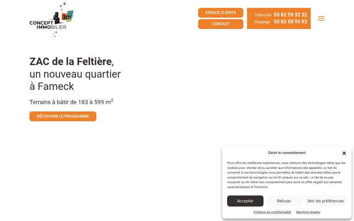 Screenshot of conceptimmobilier.fr