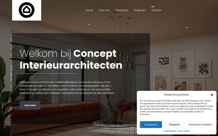 Zrzut ekranu conceptinterieurarchitecten.nl