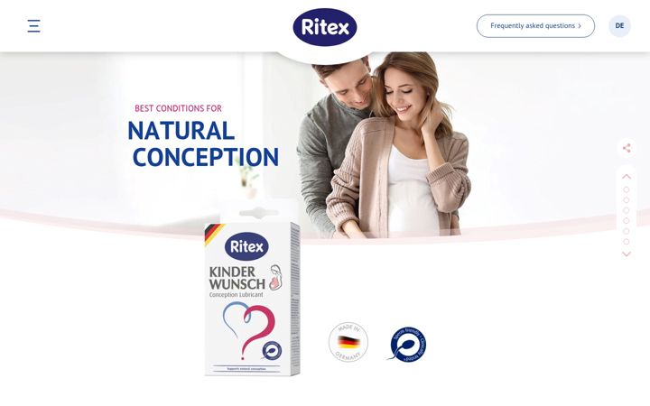 Screenshot of conception-lubricant.com