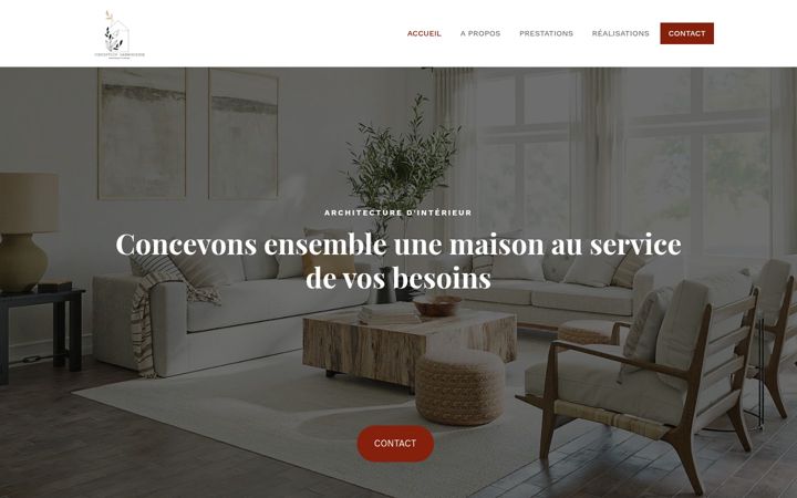 Screenshot of conceptionharmonieuse.com
