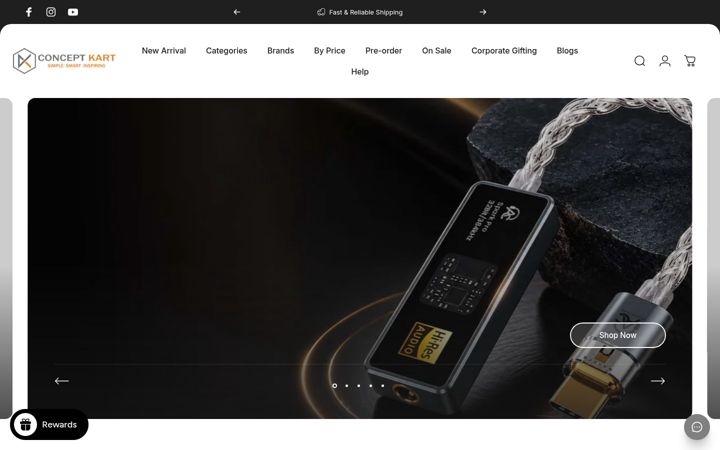 Screenshot of conceptkart.com