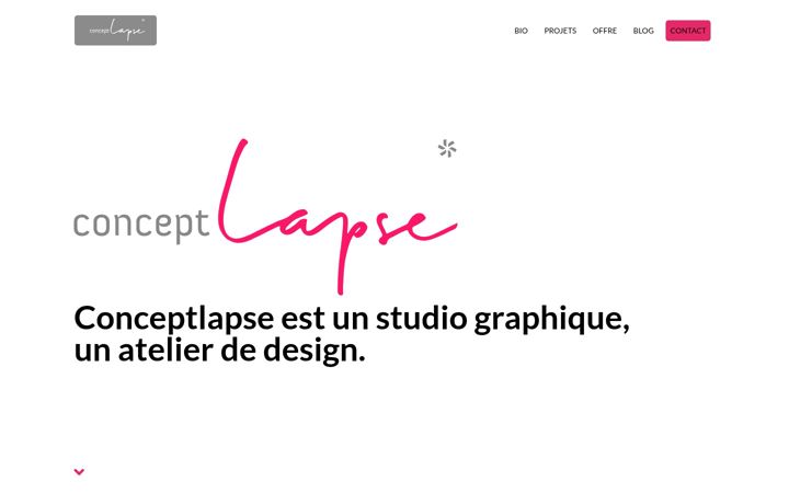 Screenshot of conceptlapse.fr