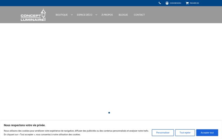 Screenshot of conceptluminaire.com