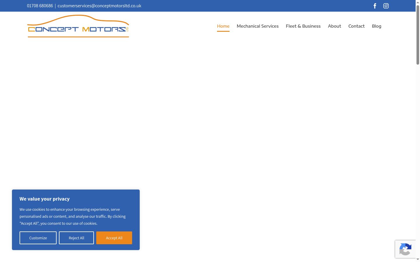 Screenshot des Einwilligungsbanners vor jeglicher Interaktion